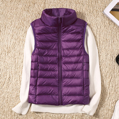 Warm Women's Down Quilted Vest