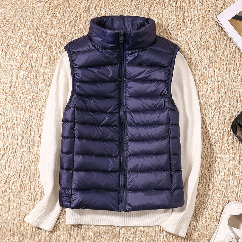 Warm Women's Down Quilted Vest