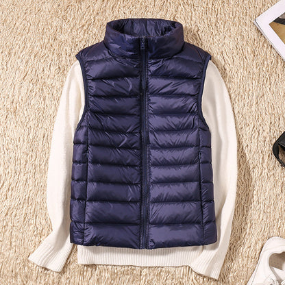 Warm Women's Down Quilted Vest