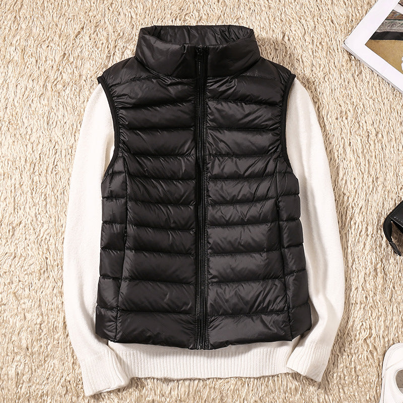 Warm Women's Down Quilted Vest