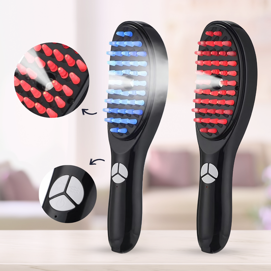 Advanced 4-in-1 Red Light Hair Therapy Brush - BritishElegance
