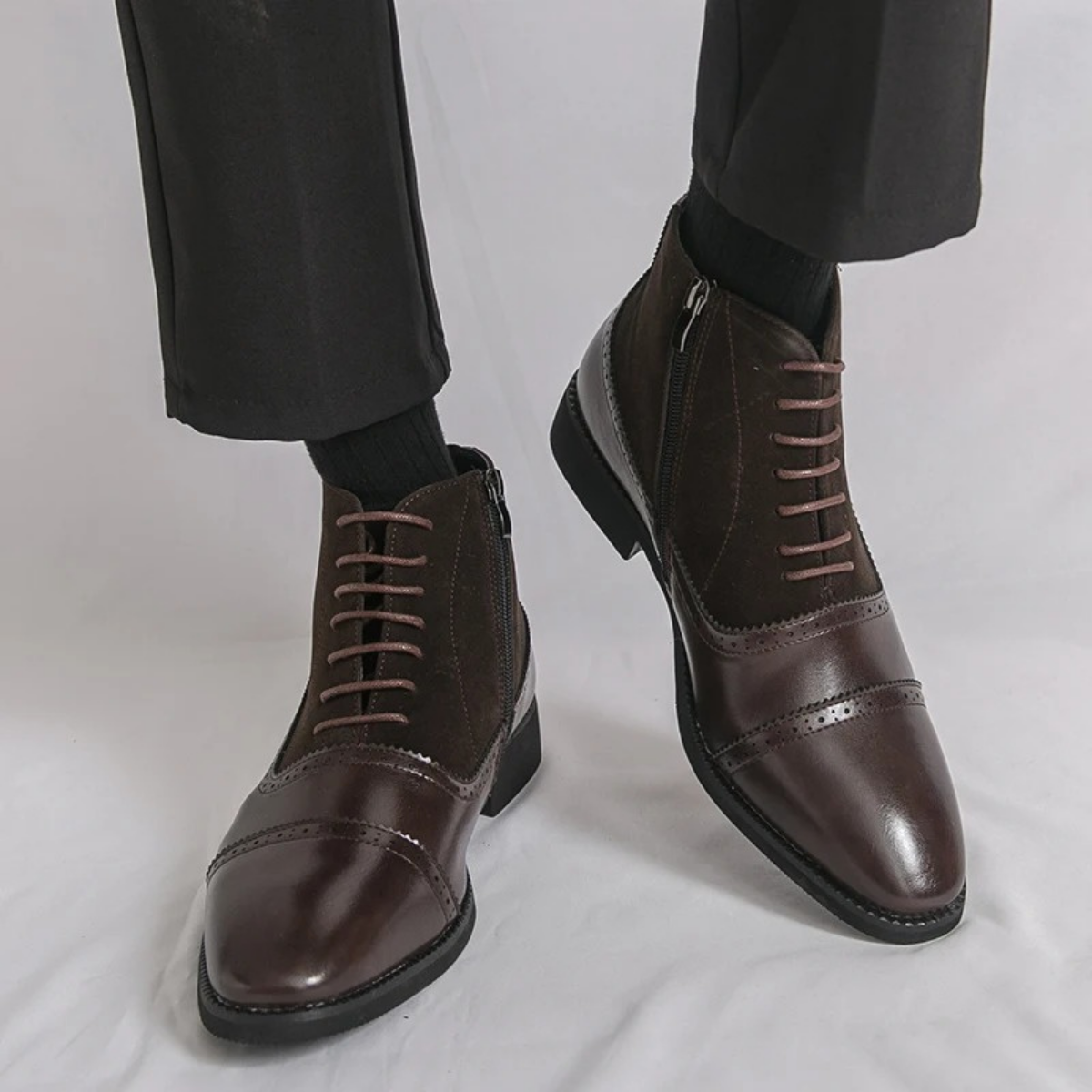 The Thistlewood Men’s Elegant Formal Chelsea Leather Boots