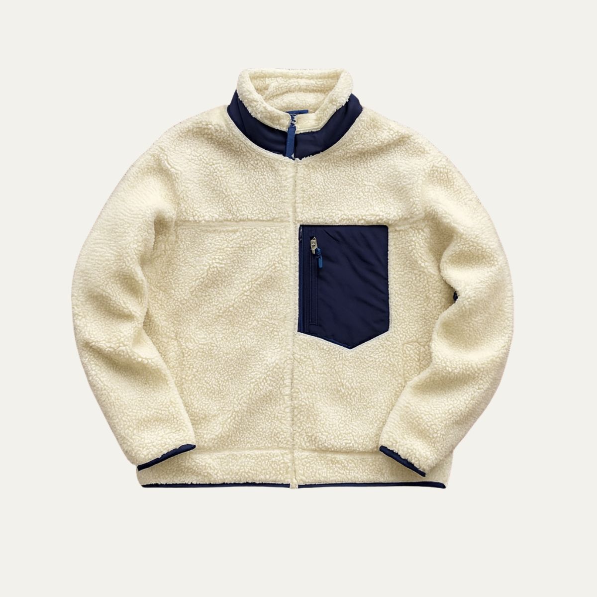 Men’s Teddy Full Zip Sherpa Fleece Jacket