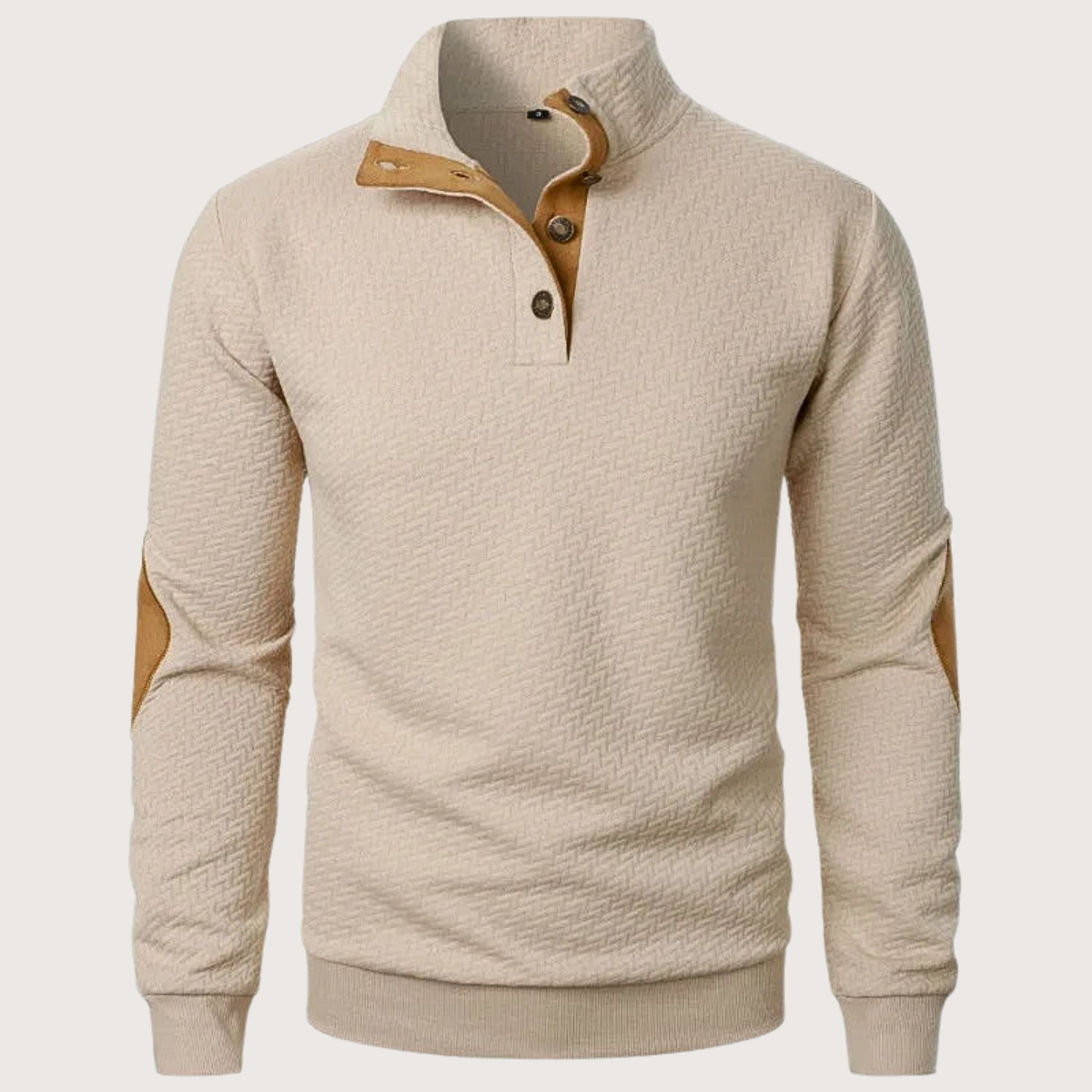 Comfortable Mens Loose Fit Button Shirt - BritishElegance