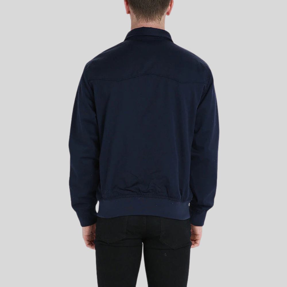 Men’s Classic Zip Front Harrington Jacket