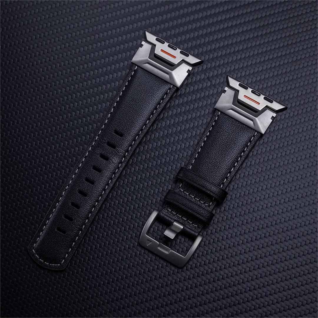 Colorful Rubber Leather Strap For Apple Watch