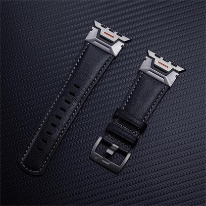 Colorful Rubber Leather Strap For Apple Watch
