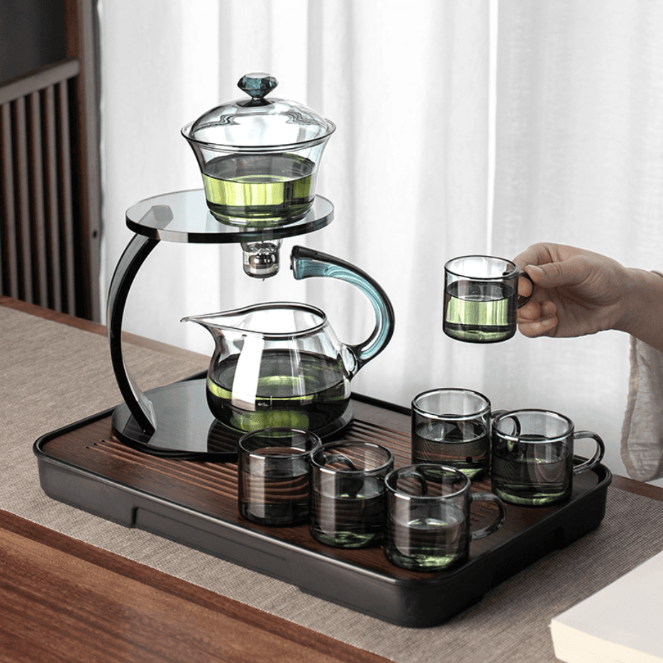 Elegant Glass Automatic Tea Infuser