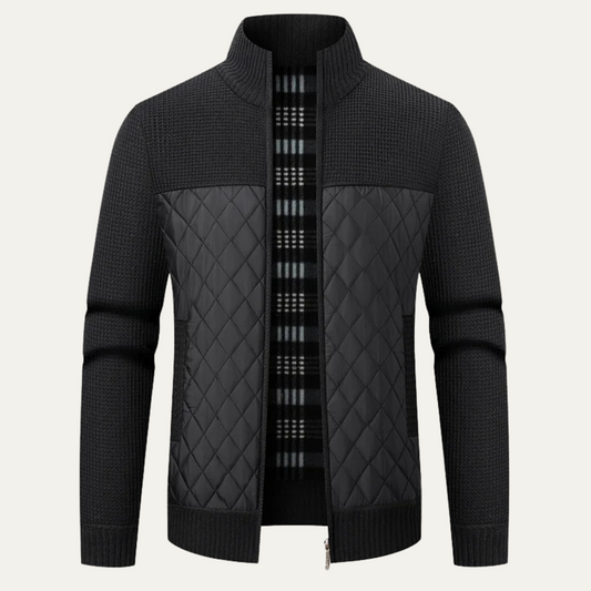 The Greenock Men's Stylish Padded Warm Zip Jacket