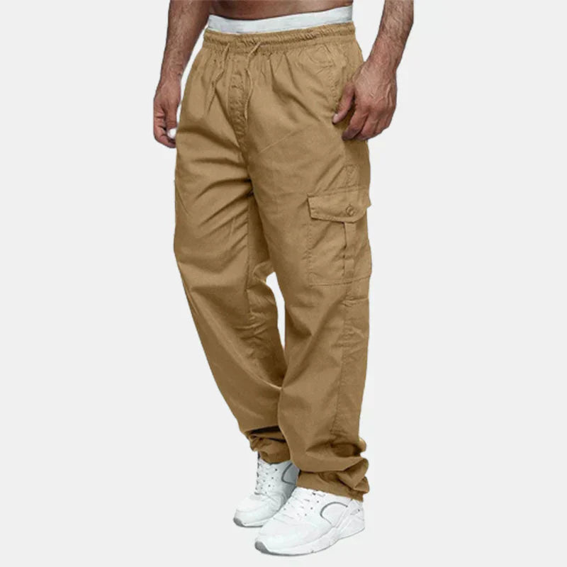 Dillon Cargo Pants: Multiple Pockets, Loose Fit