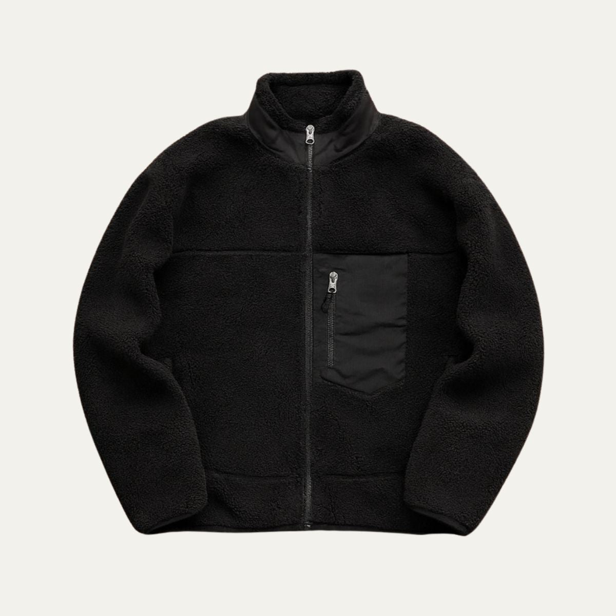 Men’s Teddy Full Zip Sherpa Fleece Jacket