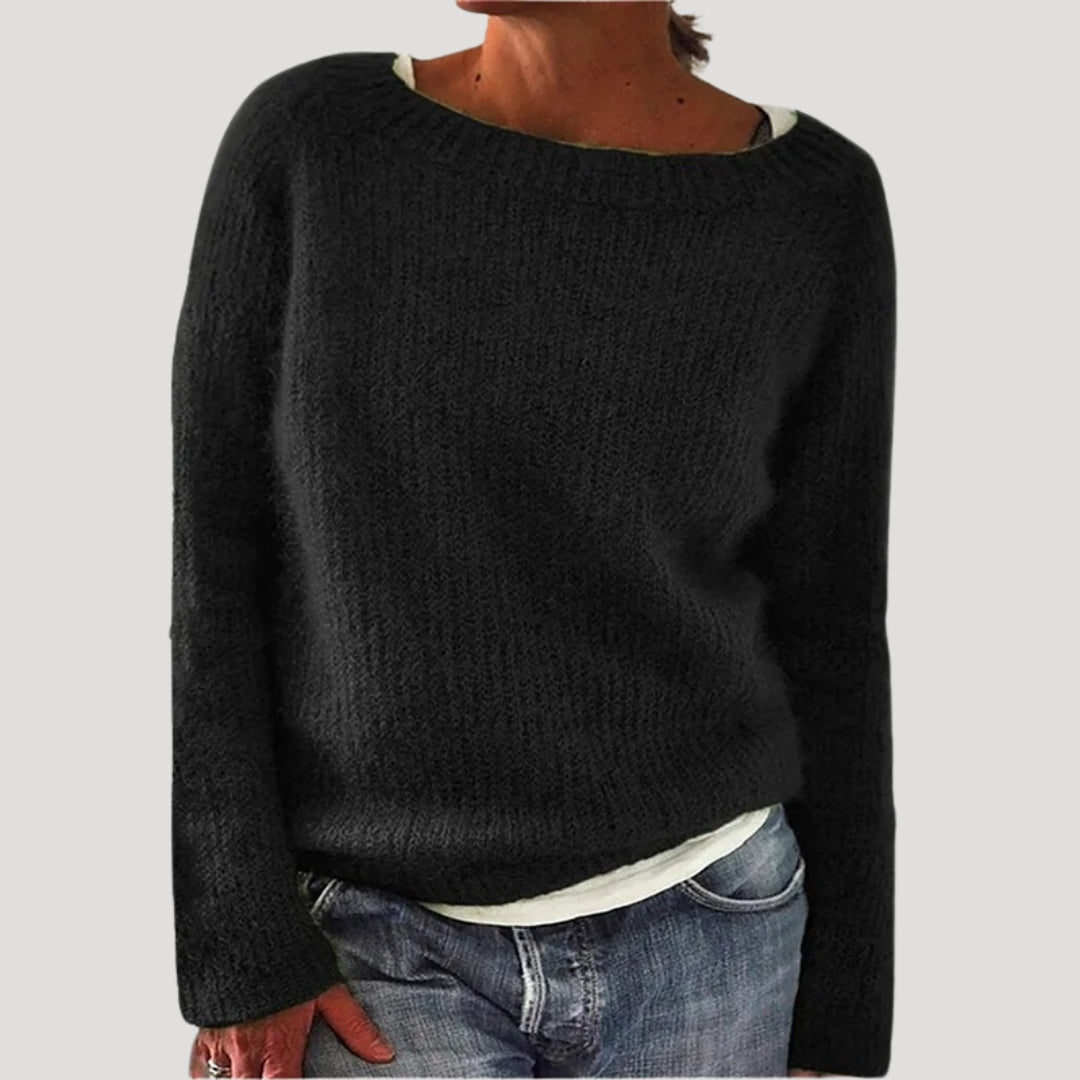 Comfy Oversized Women's Knit Sweater