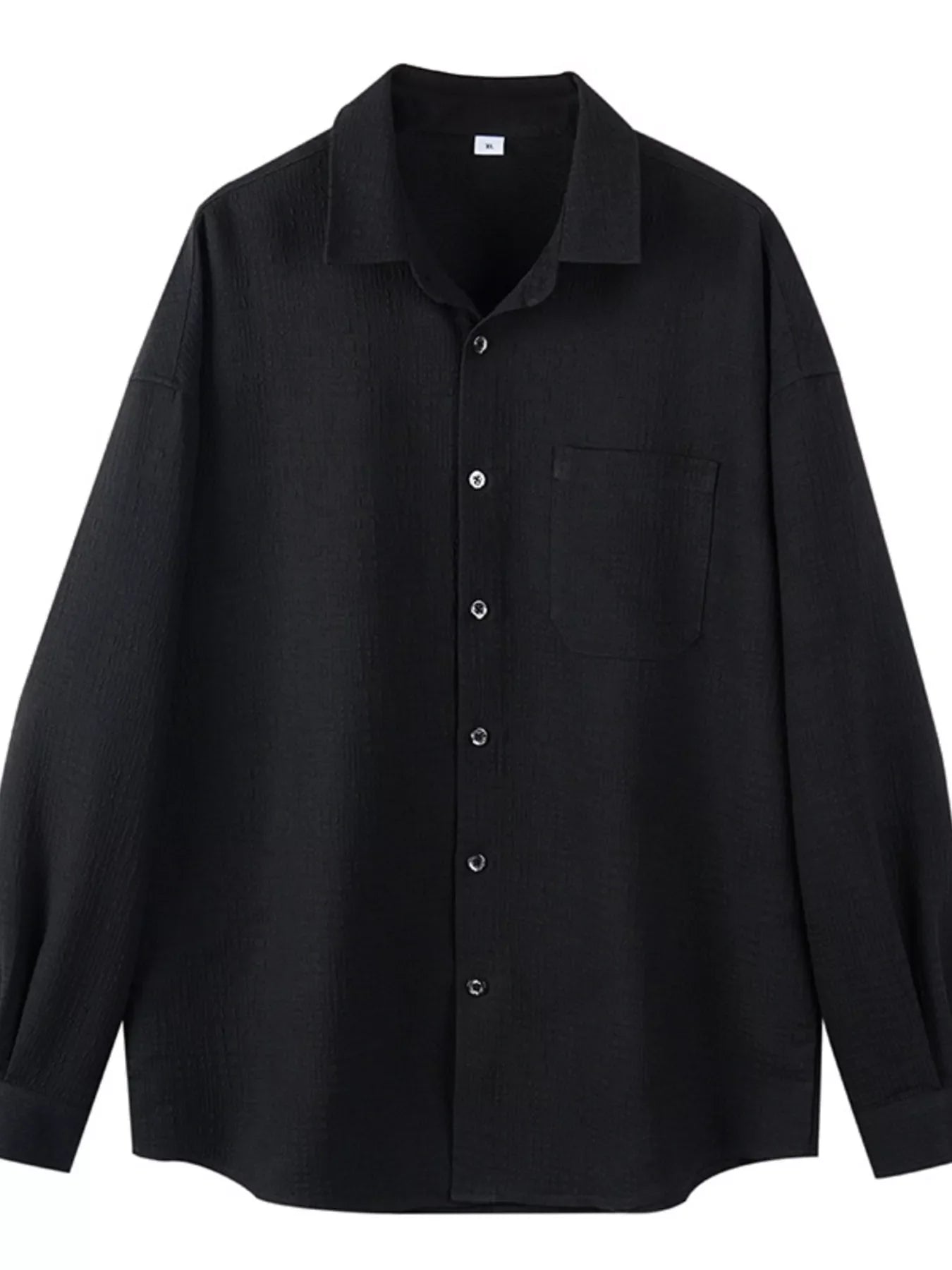 Big and Tall Casual Long Sleeve Dress Shirt - BritishElegance