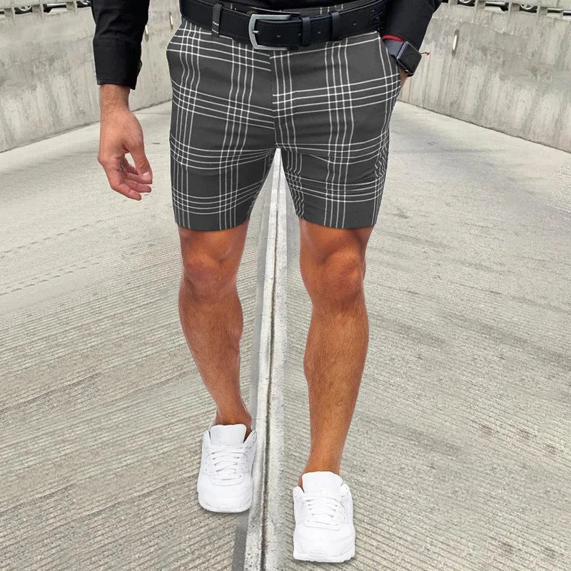 Men's Andrew Casual Plaid Shorts