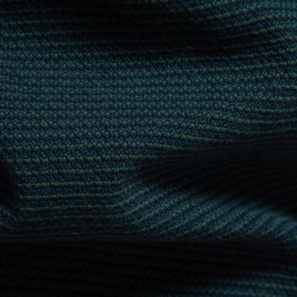 Men’s Textured Rib Quarter Zip Stand Collar Sweater