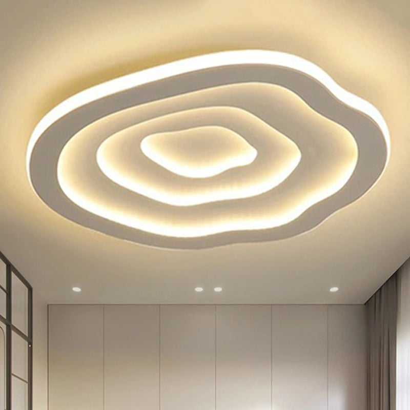 Stylish Wave Acrylic LED Ceiling Light Soft White