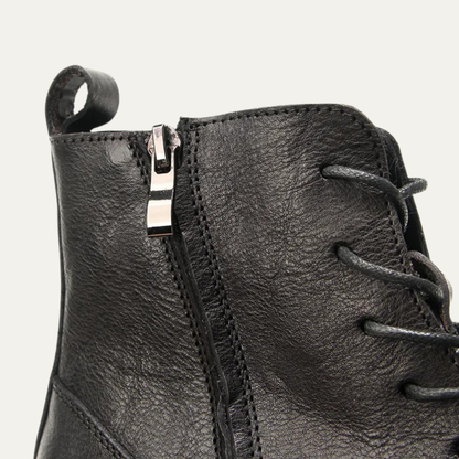The St Davids Men's Leather Retro Casual Lace Up Boots