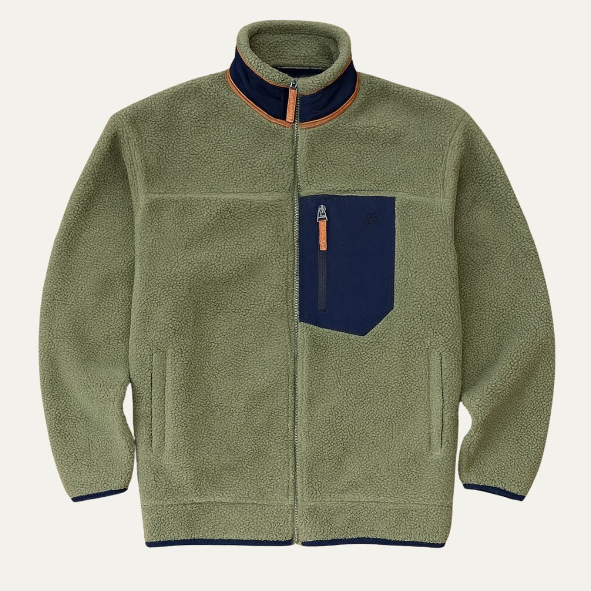 Men’s Teddy Full Zip Sherpa Fleece Jacket