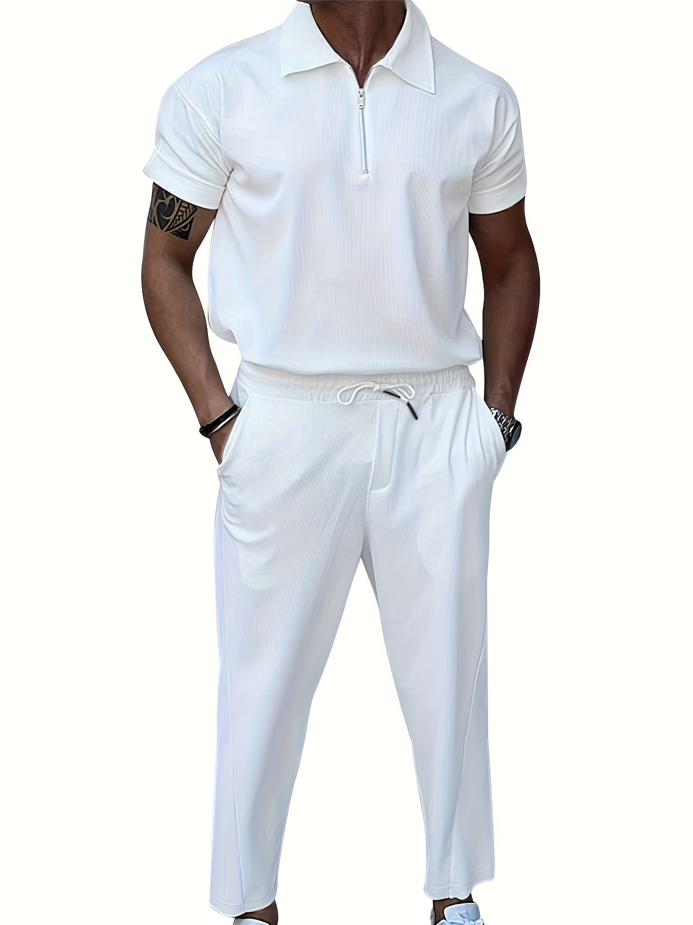 Soft Cotton Men's Tracksuit Jogger Suit Casual Wear - BritishElegance