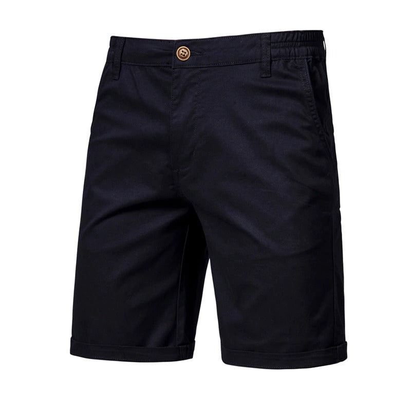 Classic Casual Elastic Waist Shorts