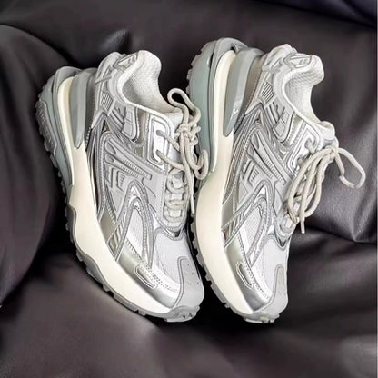 Breathable Mesh Sneakers Gray