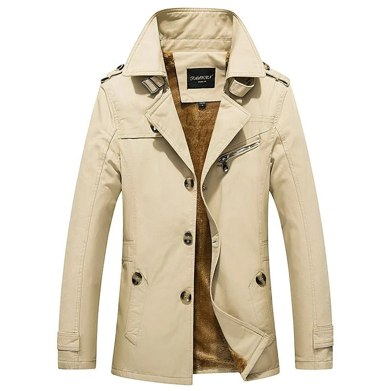 Warm Padded Men's Jacket - BritishElegance