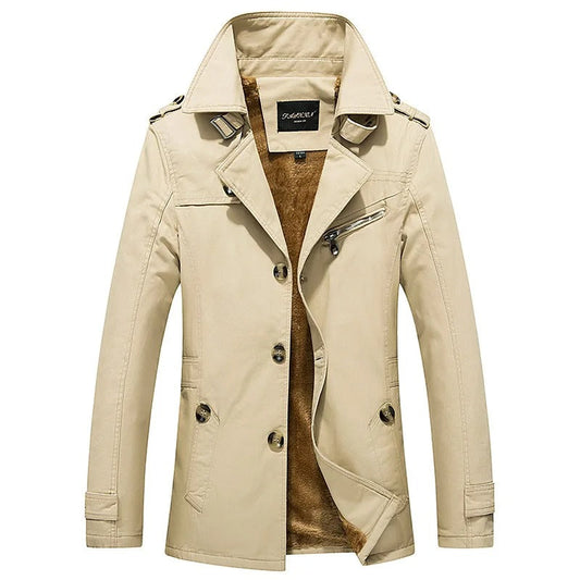 Warm Padded Men's Jacket - BritishElegance