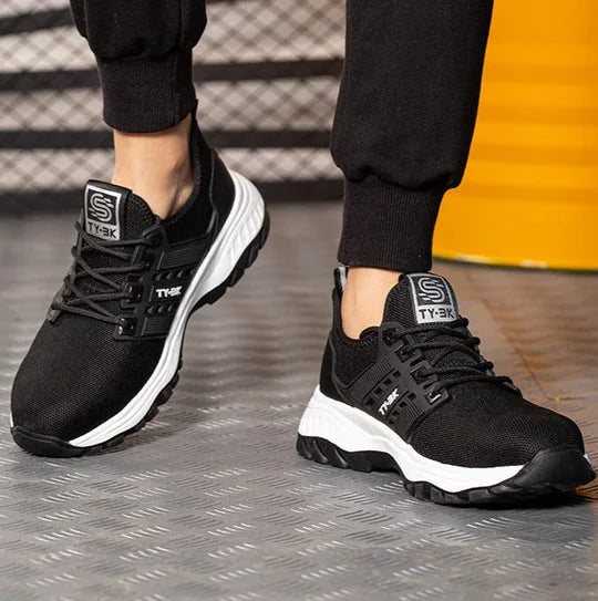 Ergonomic Steel Toe Work Trainers Non-Slip