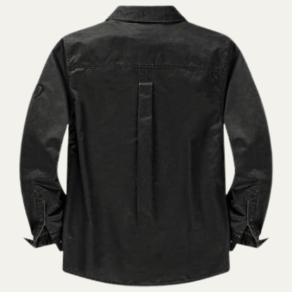 The Anacapri Men’s Flannel Lined Water Resistant Cotton Jacket