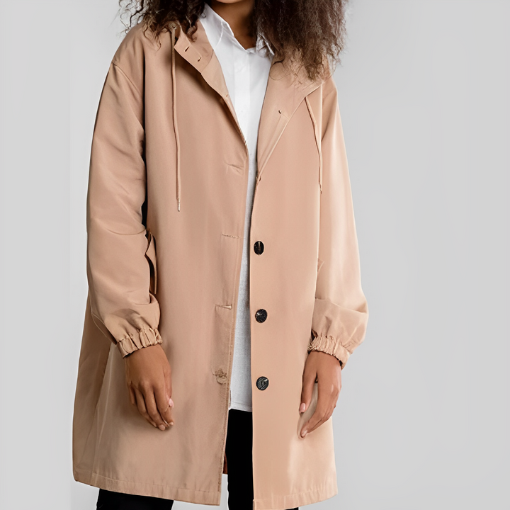 Waterproof Women's Hooded Windbreaker Jacket