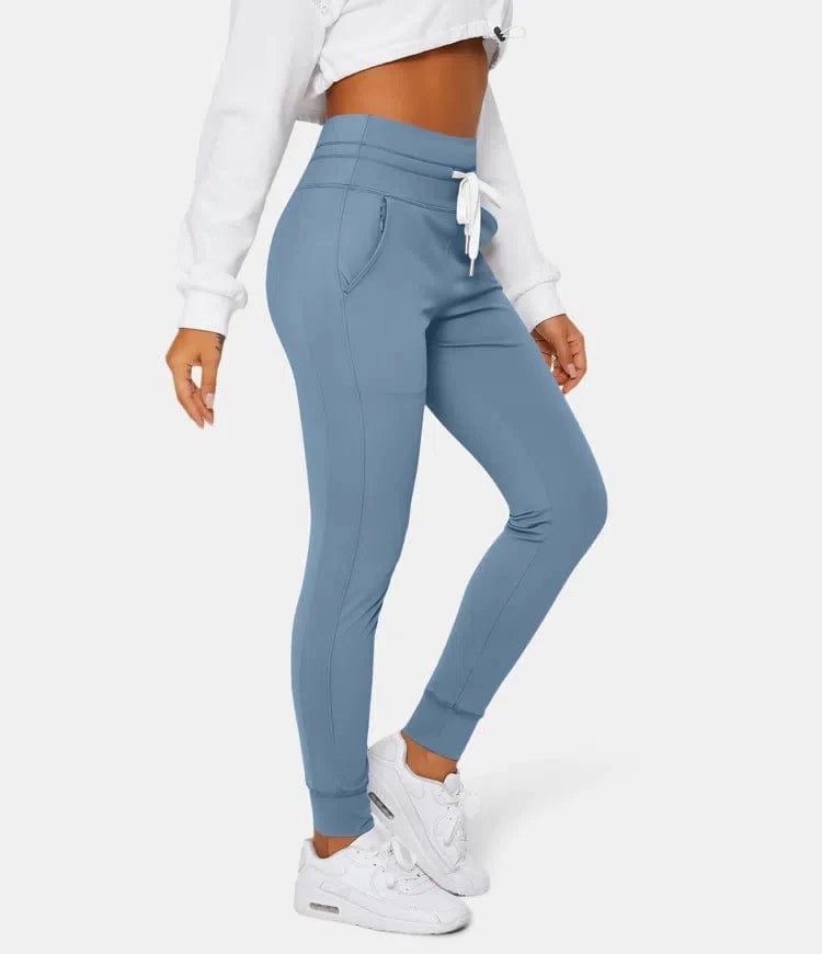 Women's Athletic Track Pants for Outdoor Fitness - BritishElegance
