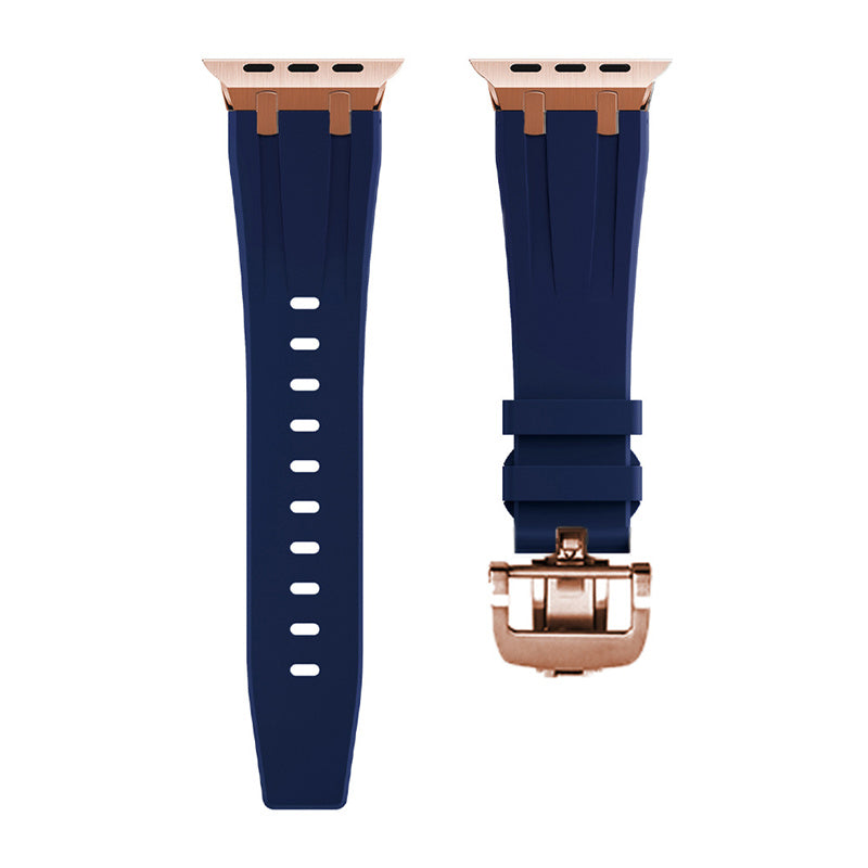 Durable Silicone Watch Strap With Secure Buckle