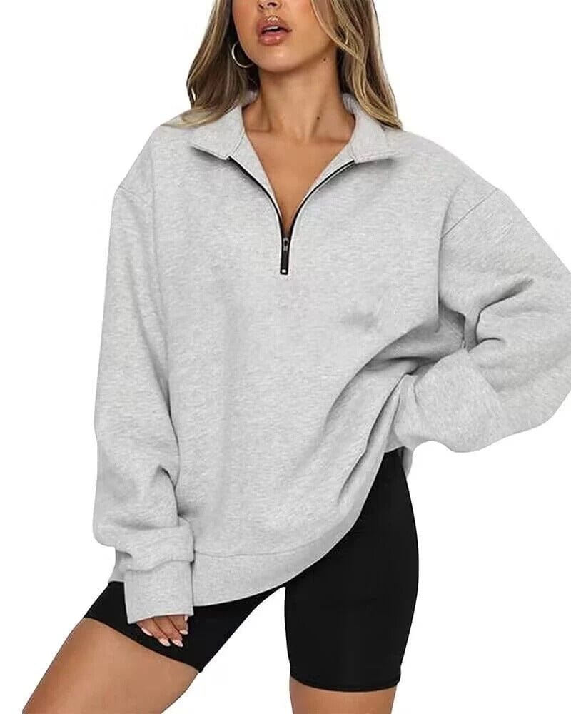 Warm Zipped Winter Sweater
