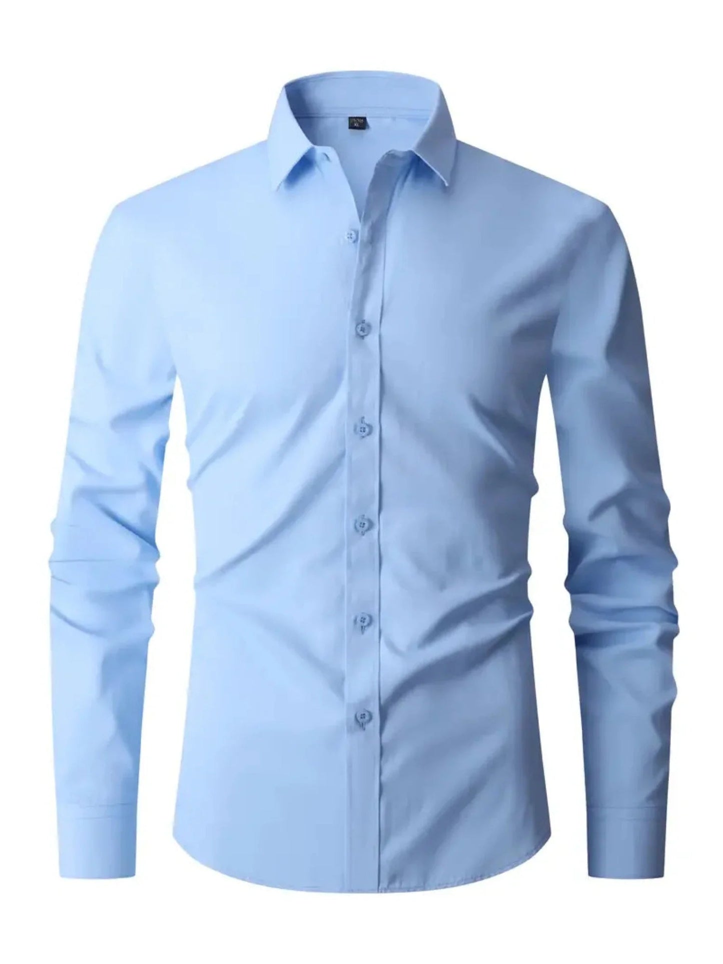 Stylish Mens Formal Long Sleeve Shirt - BritishElegance