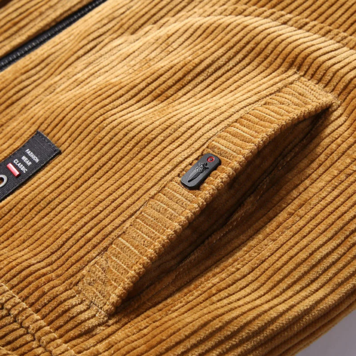 Men’s Cable Knit Long Sleeve Polo Sweater
