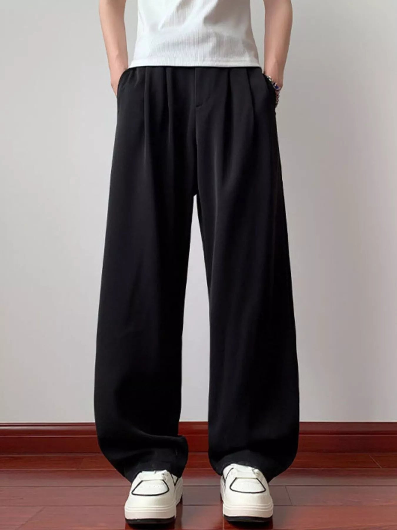 Comfortable Loose Fit Mens Plus Size Pants - BritishElegance