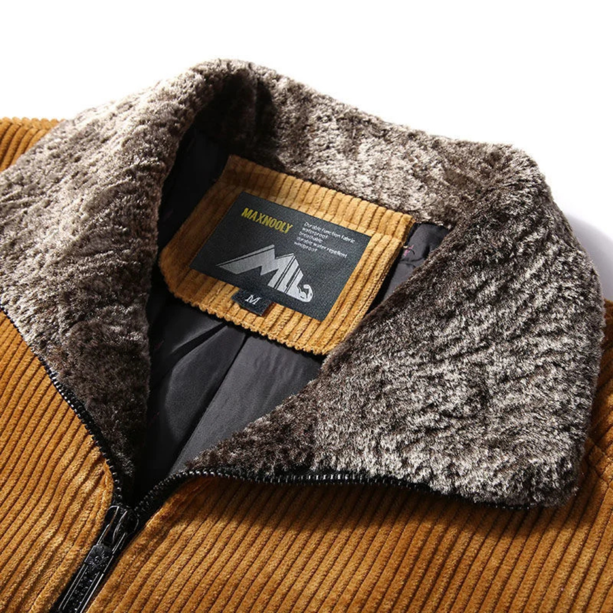 Men’s Cable Knit Long Sleeve Polo Sweater