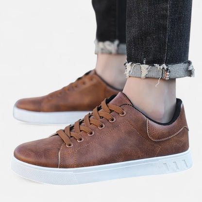 Men’s Classic Matte Lace Up Casual Sneakers