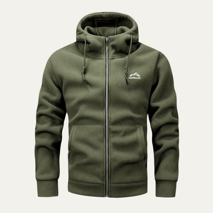 Men’s Soft Fleece Relaxed Fit Zip Up Hoodie