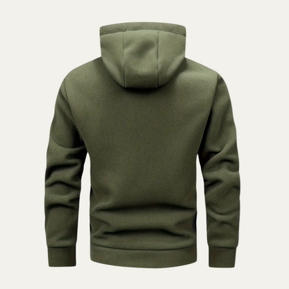 Men’s Soft Fleece Relaxed Fit Zip Up Hoodie