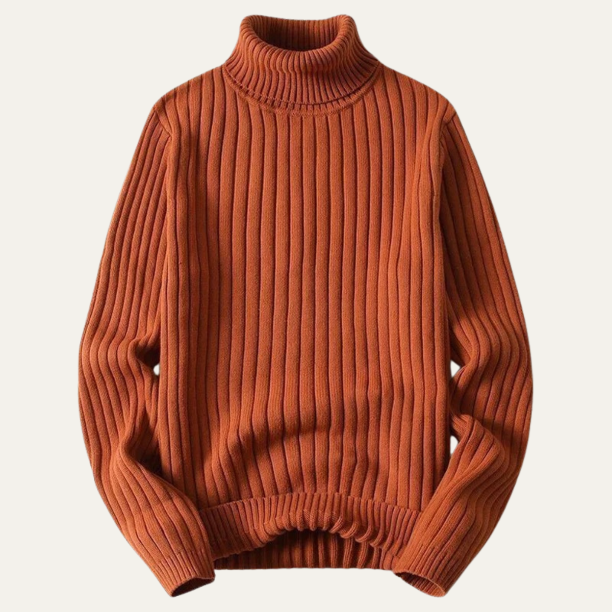 Men’s Heavy Ribbed Turtleneck Sweater