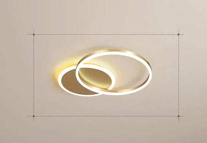 Calming LED Ceiling Lamp with Warm Soft Glow