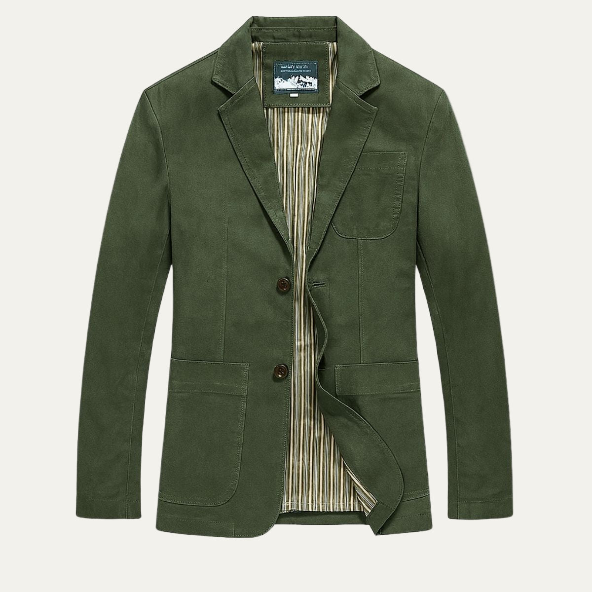 Men’s Single Breasted Mid Length Trench Coat