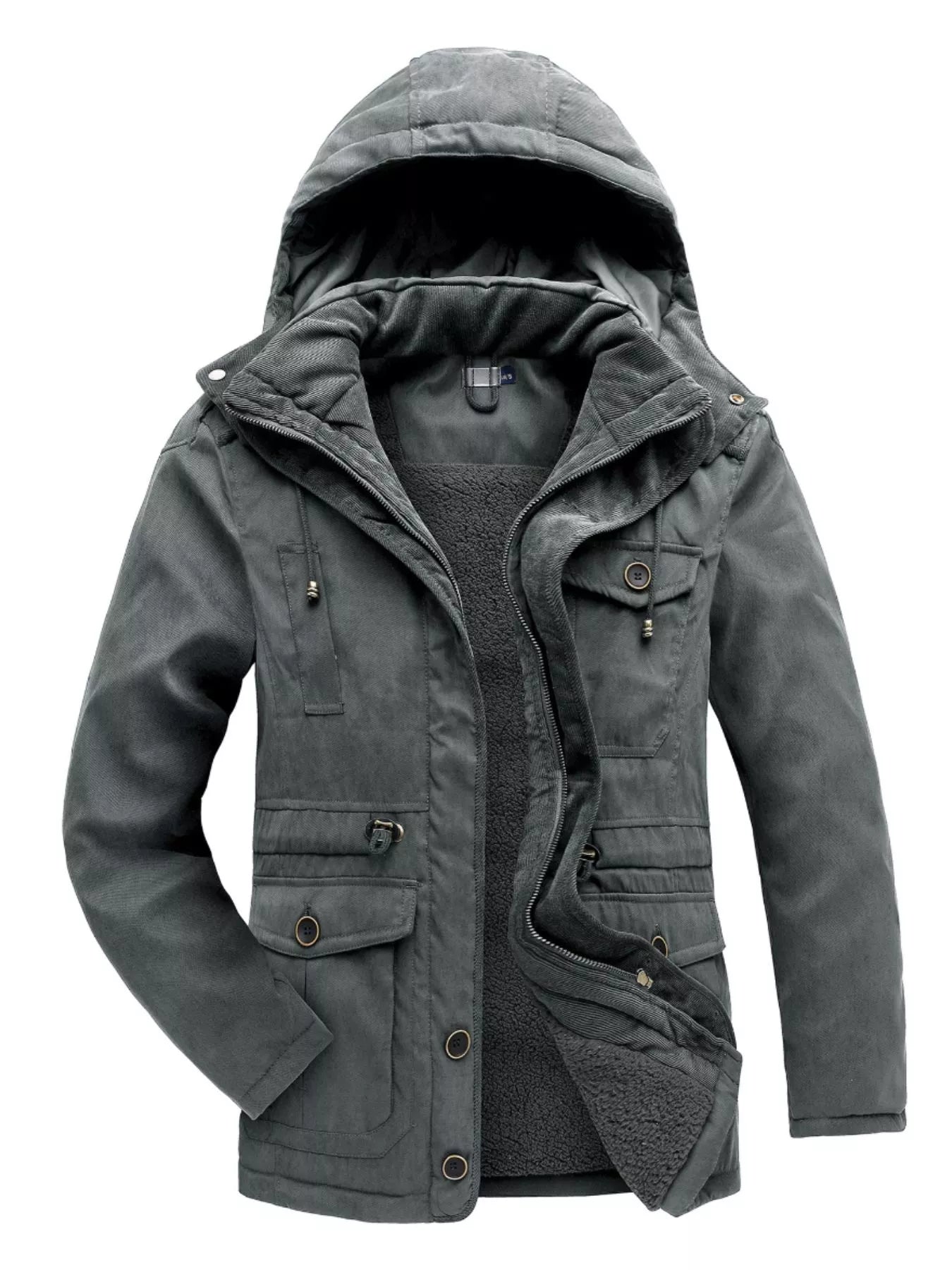 Warm Waterproof Hoodie Coat for Men