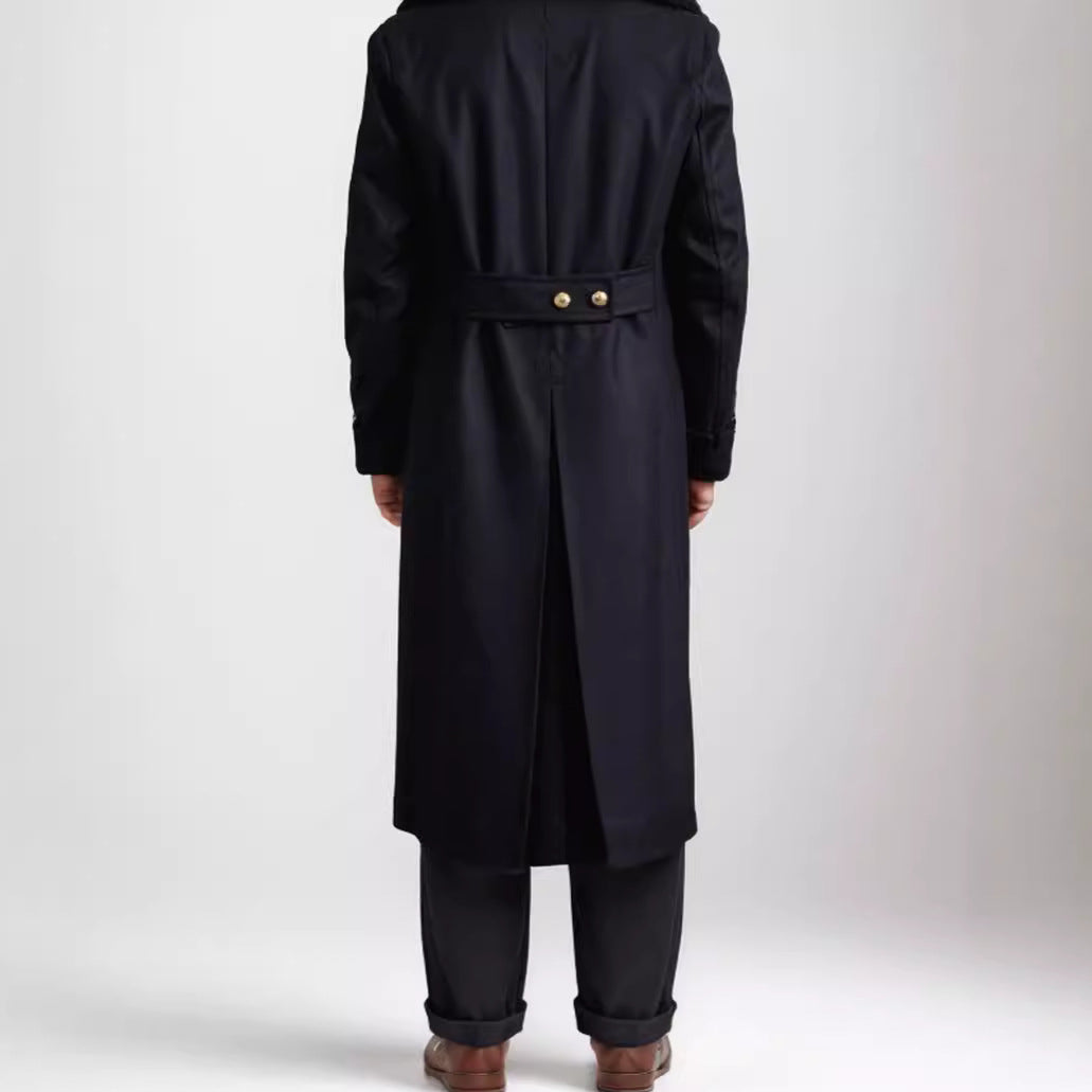 Long Wool Coat - Men