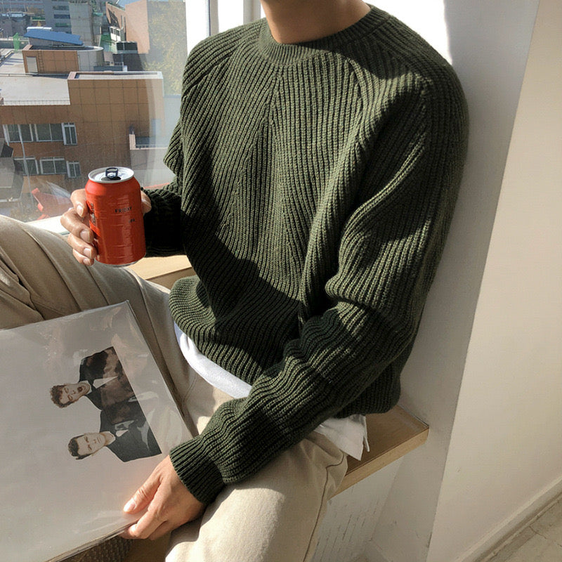 Cozy Thick Knit Sweater - BritishElegance