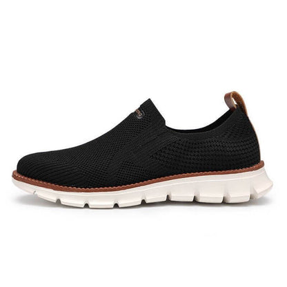 Knit Slip-on - Comfort Stretch Fit Breathable Shoes Black
