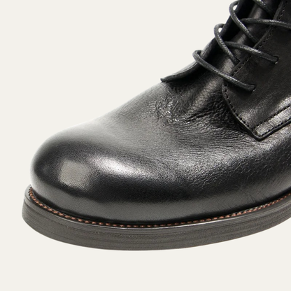 The St Davids Men's Leather Retro Casual Lace Up Boots