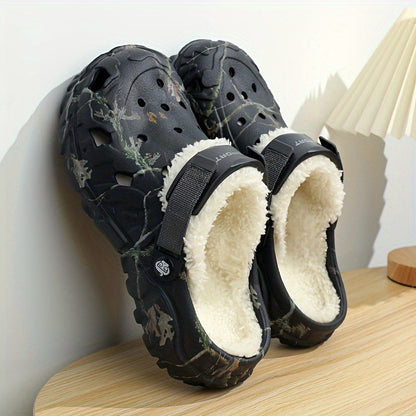 Men’s Winter Lined Crocs - Cozy Indoor House Shoes