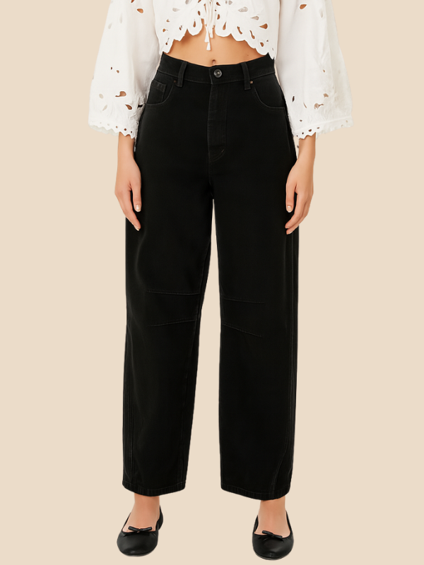 Trendy High Waist Leopard Jeans for Women